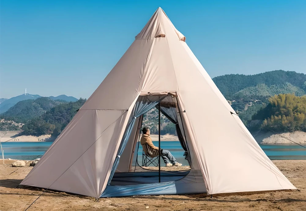 where to use a pyramid tent