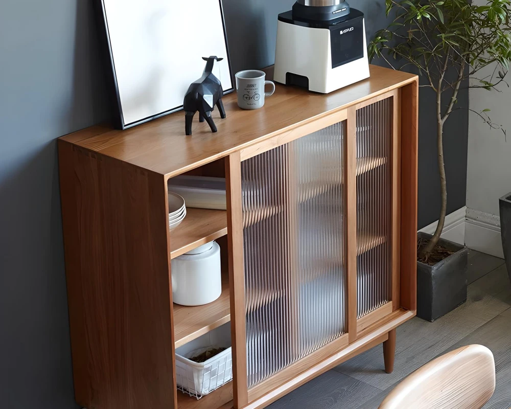 sideboard with drawers and shelves